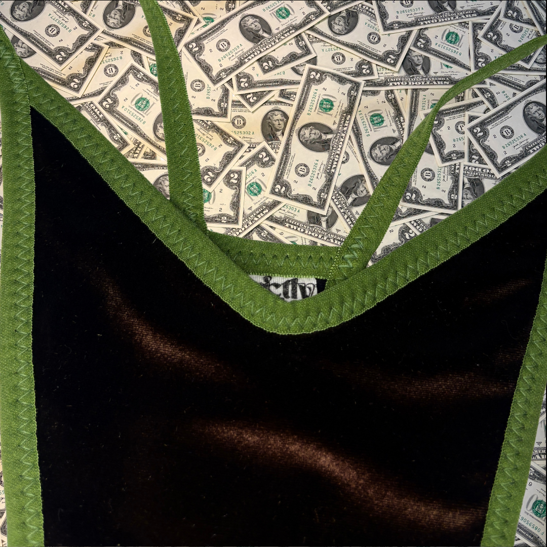 Olive On Brown Velvet x StrictlyTonic Bikini