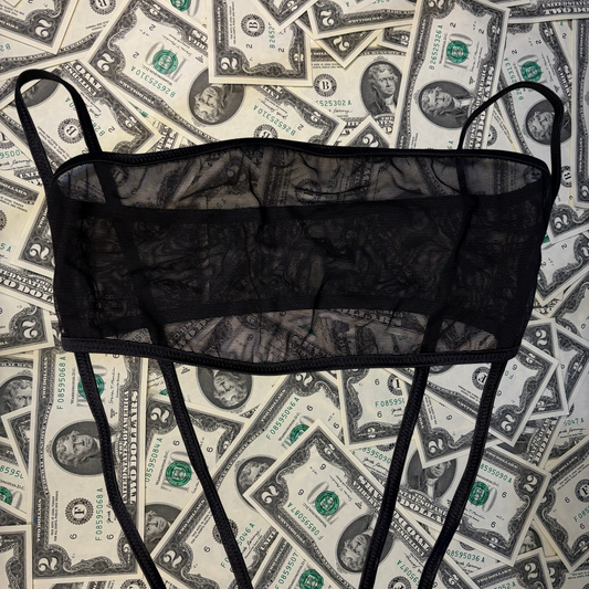 Black Mesh Slingshot Set