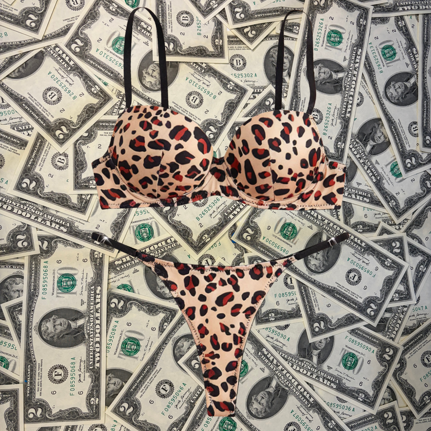 Love Spell Leopard Bra Set