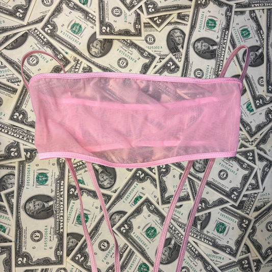 Light Pink Mesh Slingshot Set