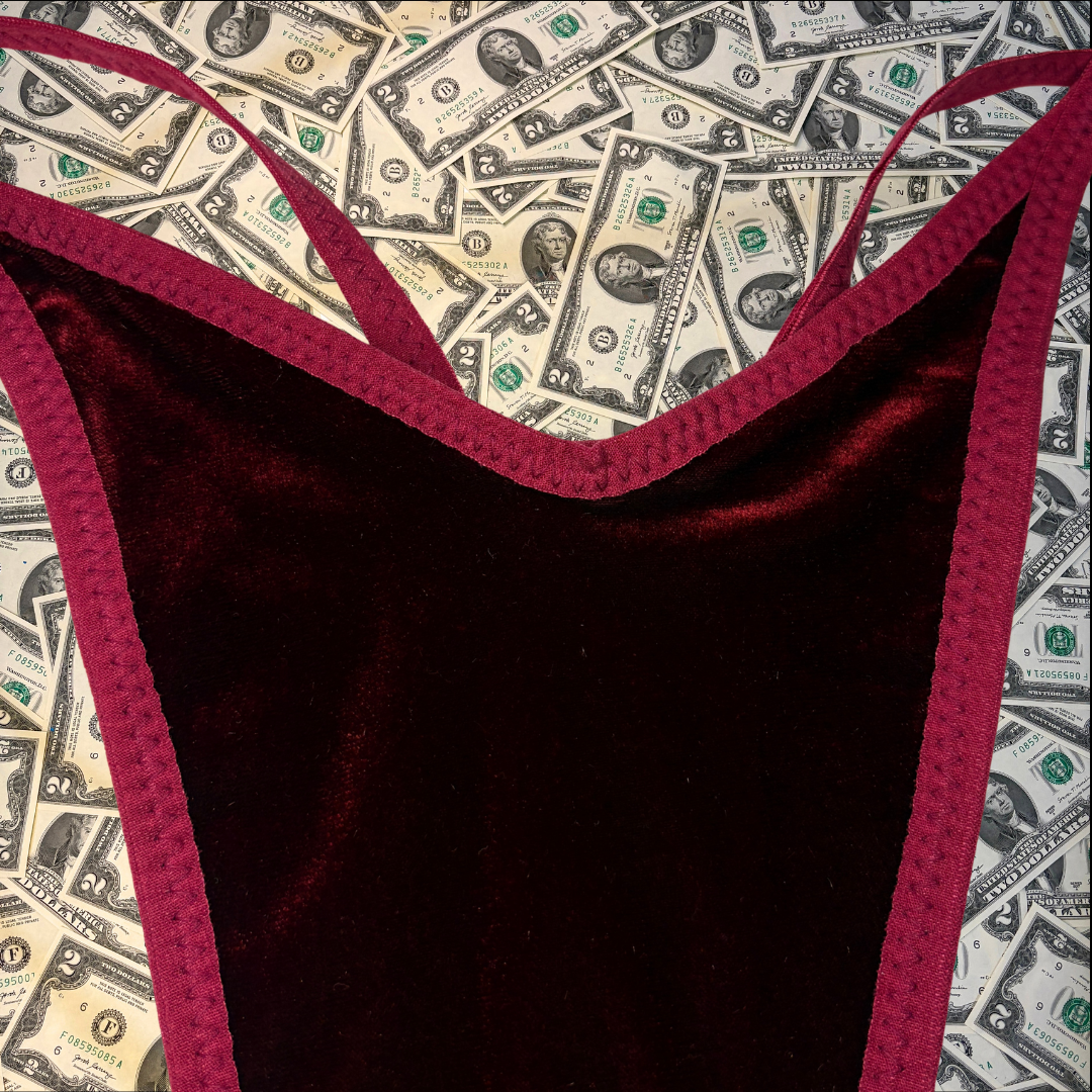 Raspberry On Wine Red Velvet x StrictlyTonic Bikini