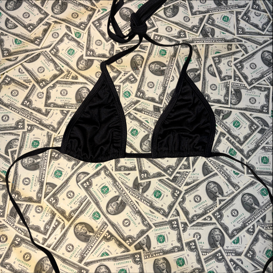 Less Tiny Triangle Bikini Top