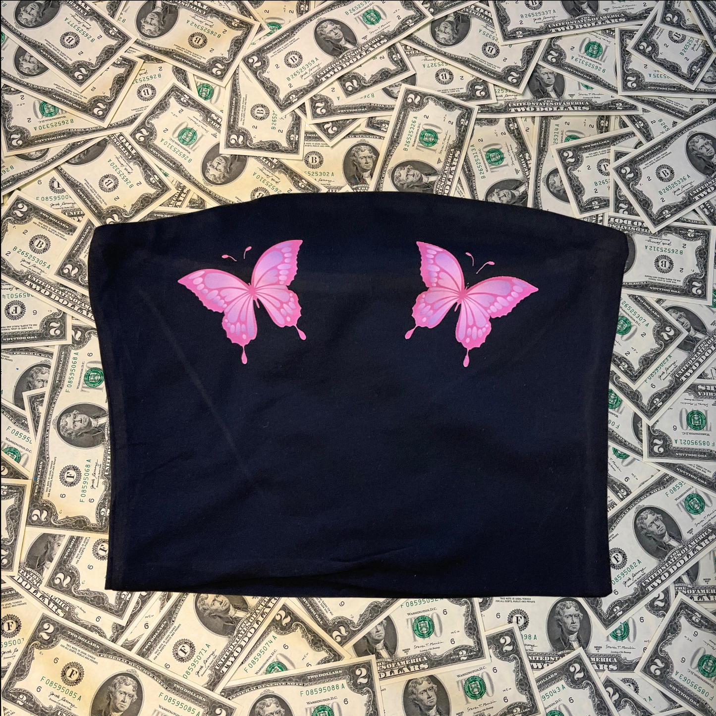 Butterfly Tube Top