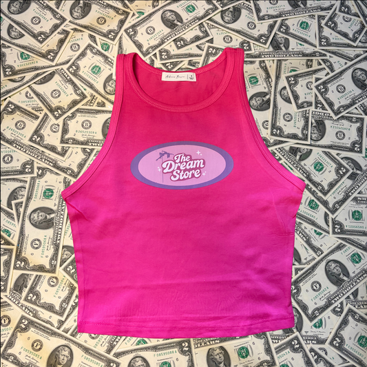 Dream Store Halter Neck Crop Top