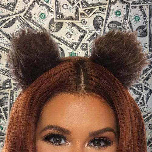 Brown Furry Animal Ear Headband
