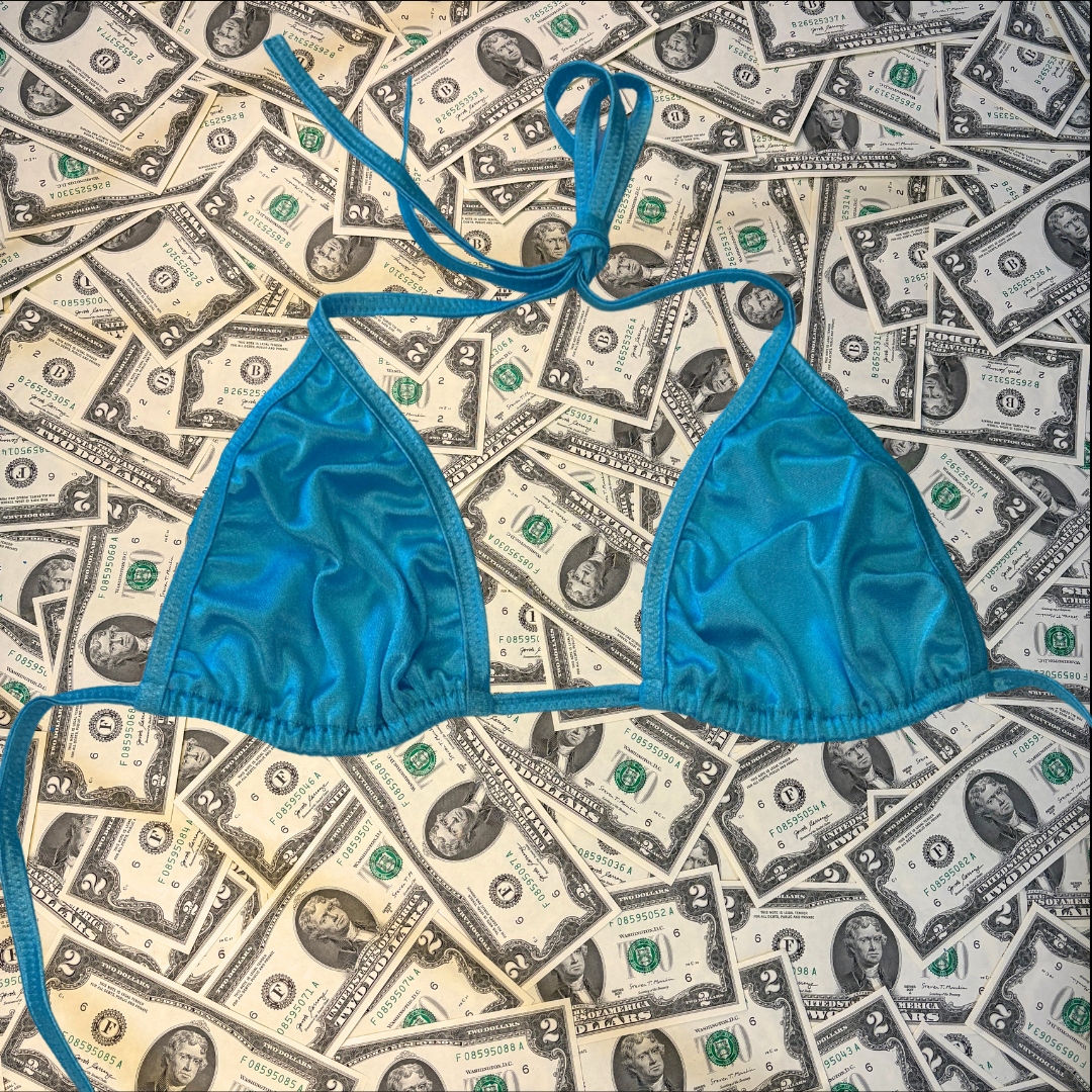 Less Tiny Triangle Bikini Top