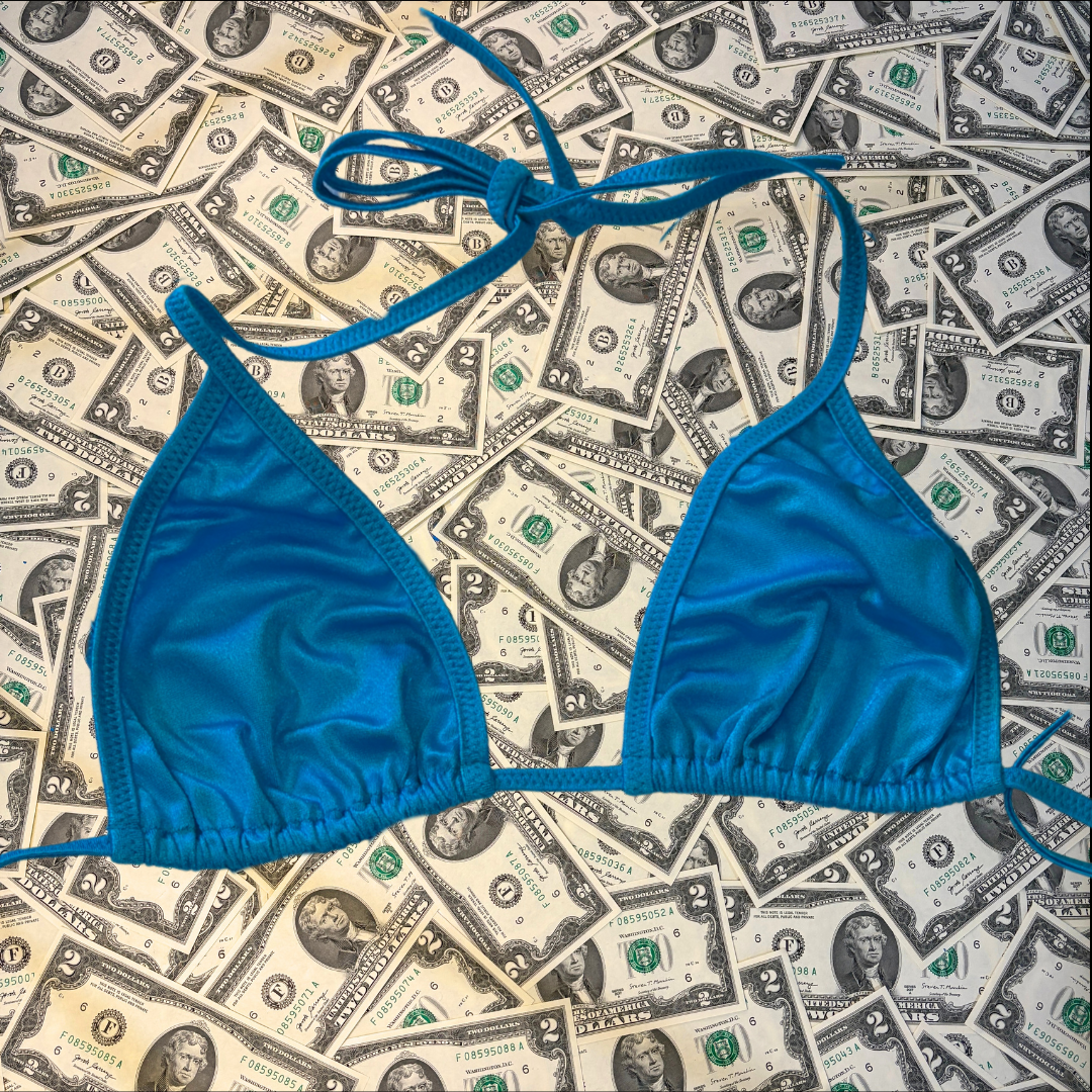 Less Tiny Triangle Bikini Top