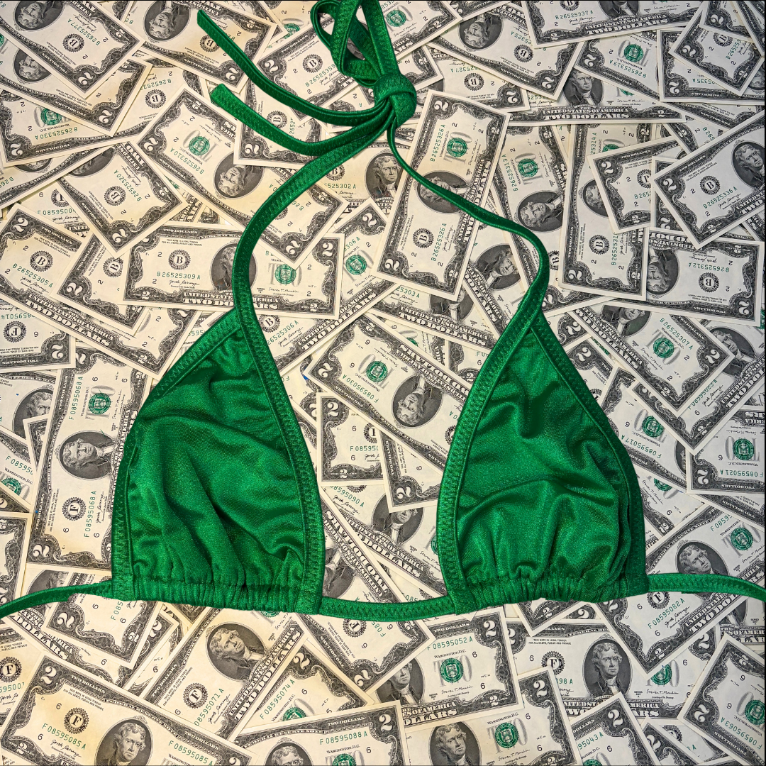 Less Tiny Triangle Bikini Top