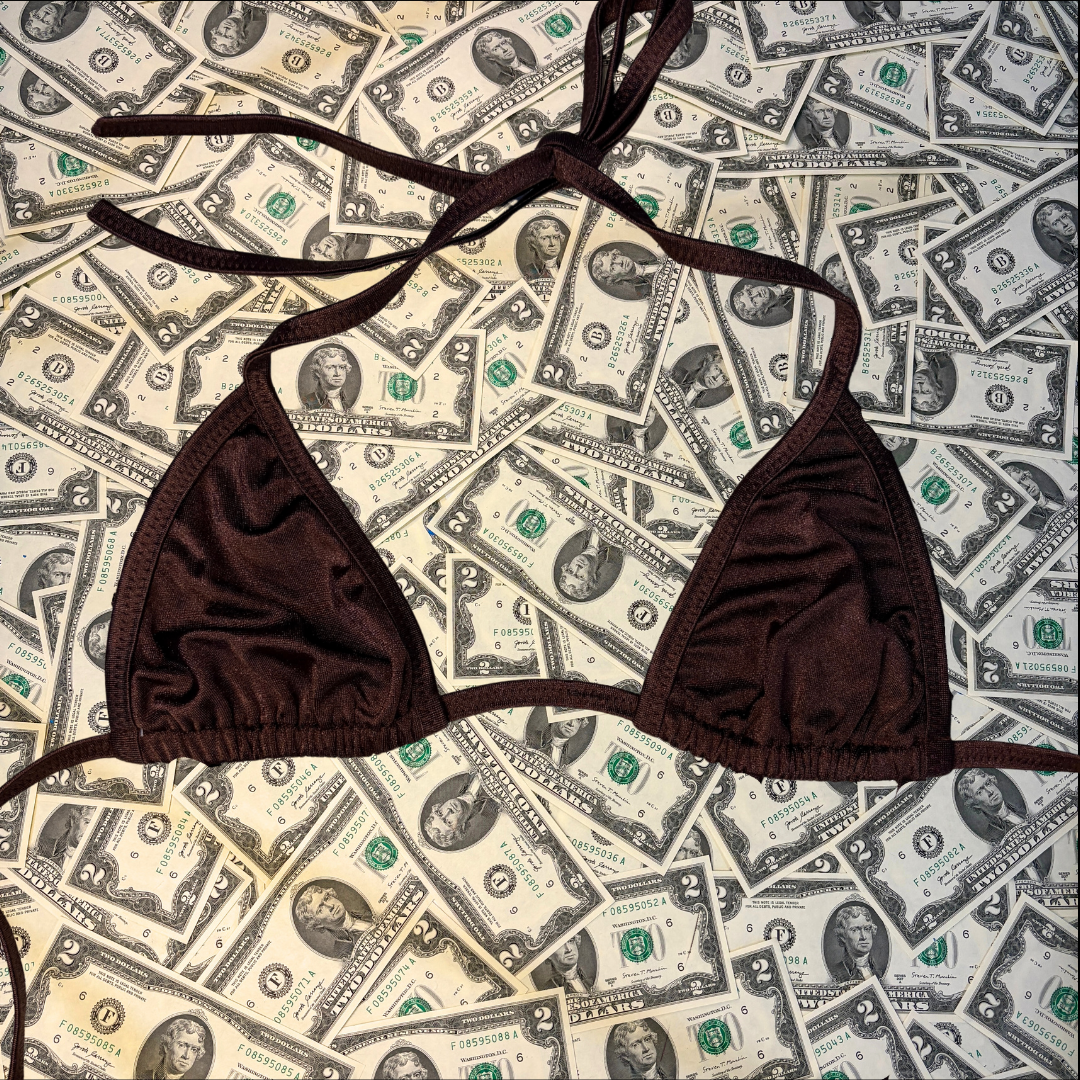 Less Tiny Triangle Bikini Top