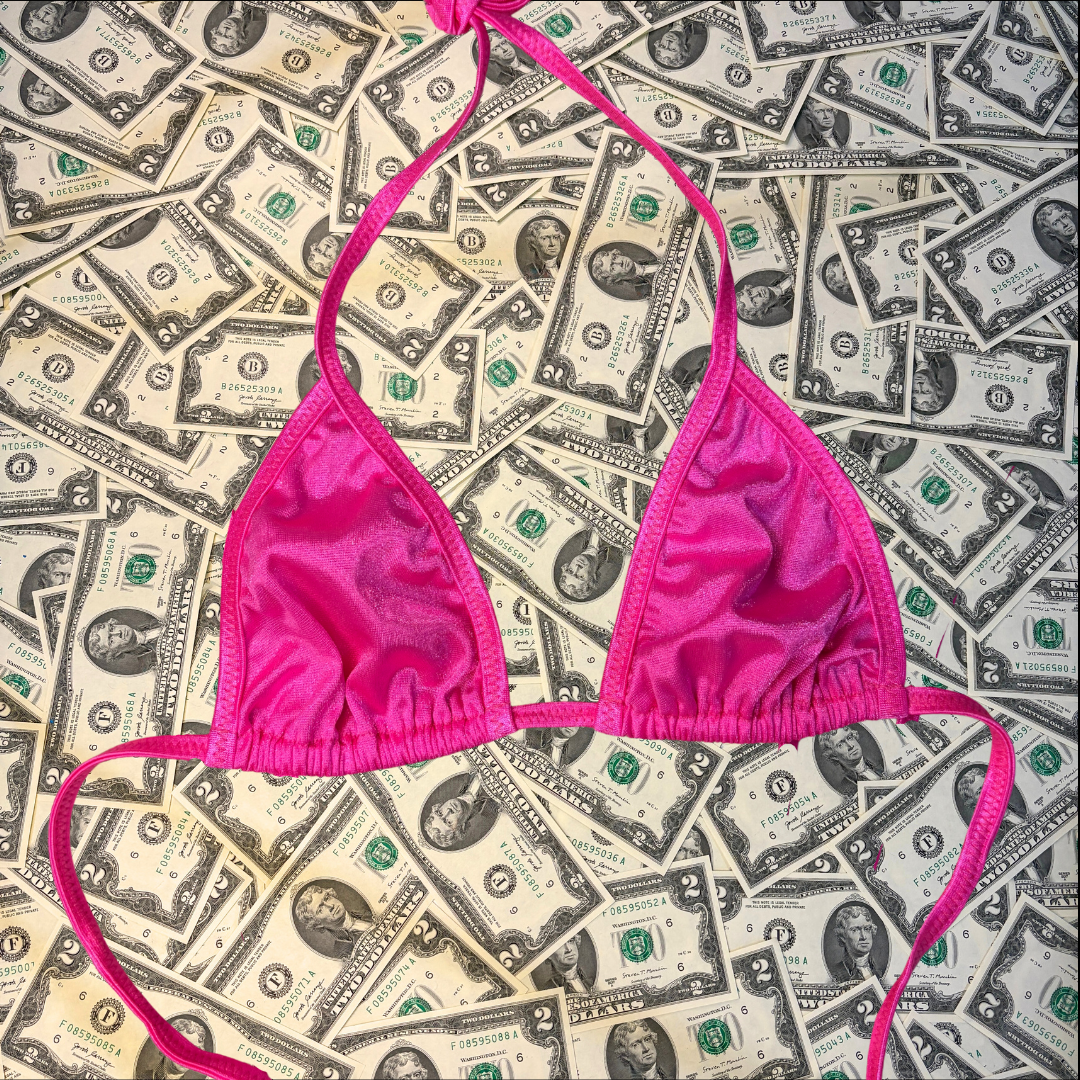 Less Tiny Triangle Bikini Top