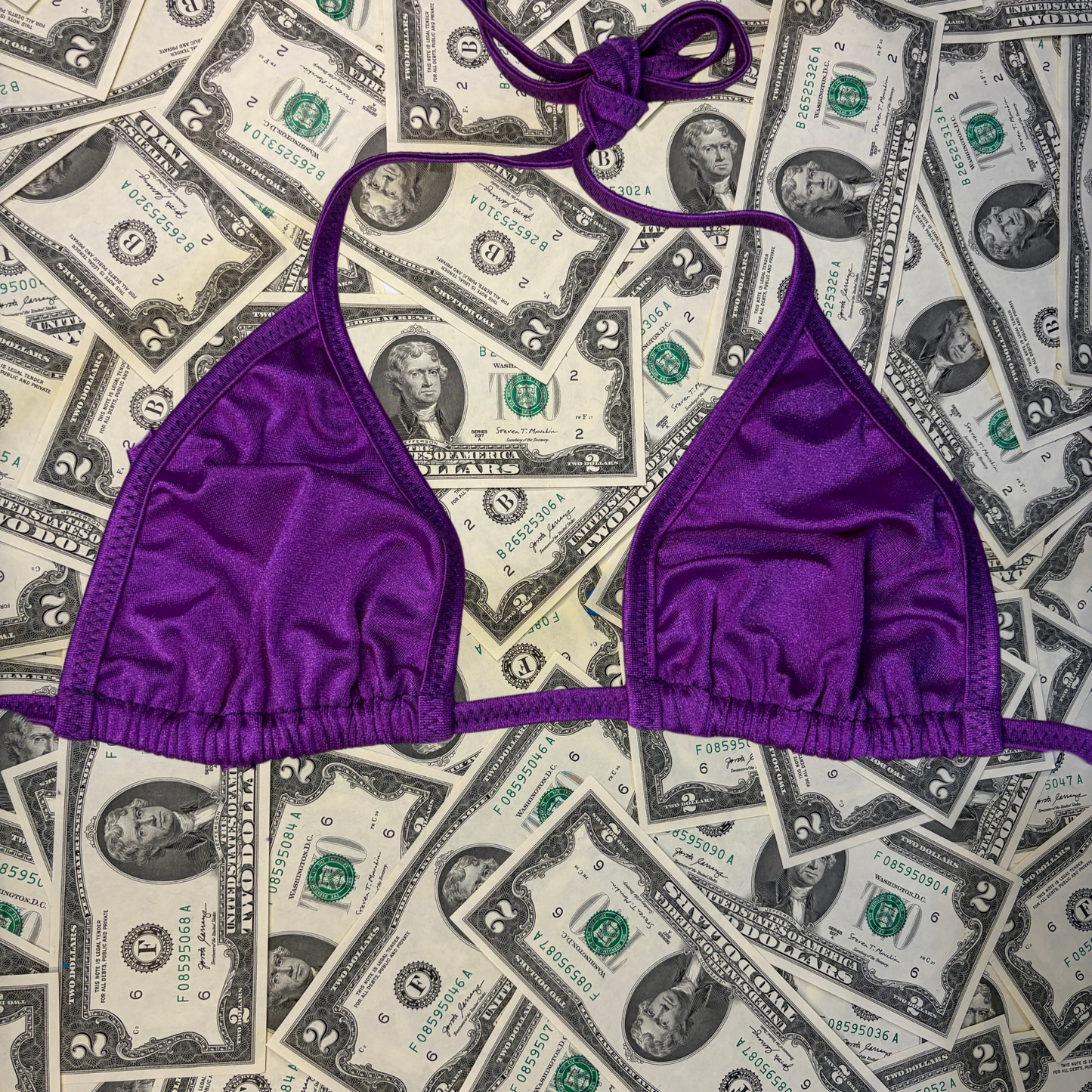Less Tiny Triangle Bikini Top