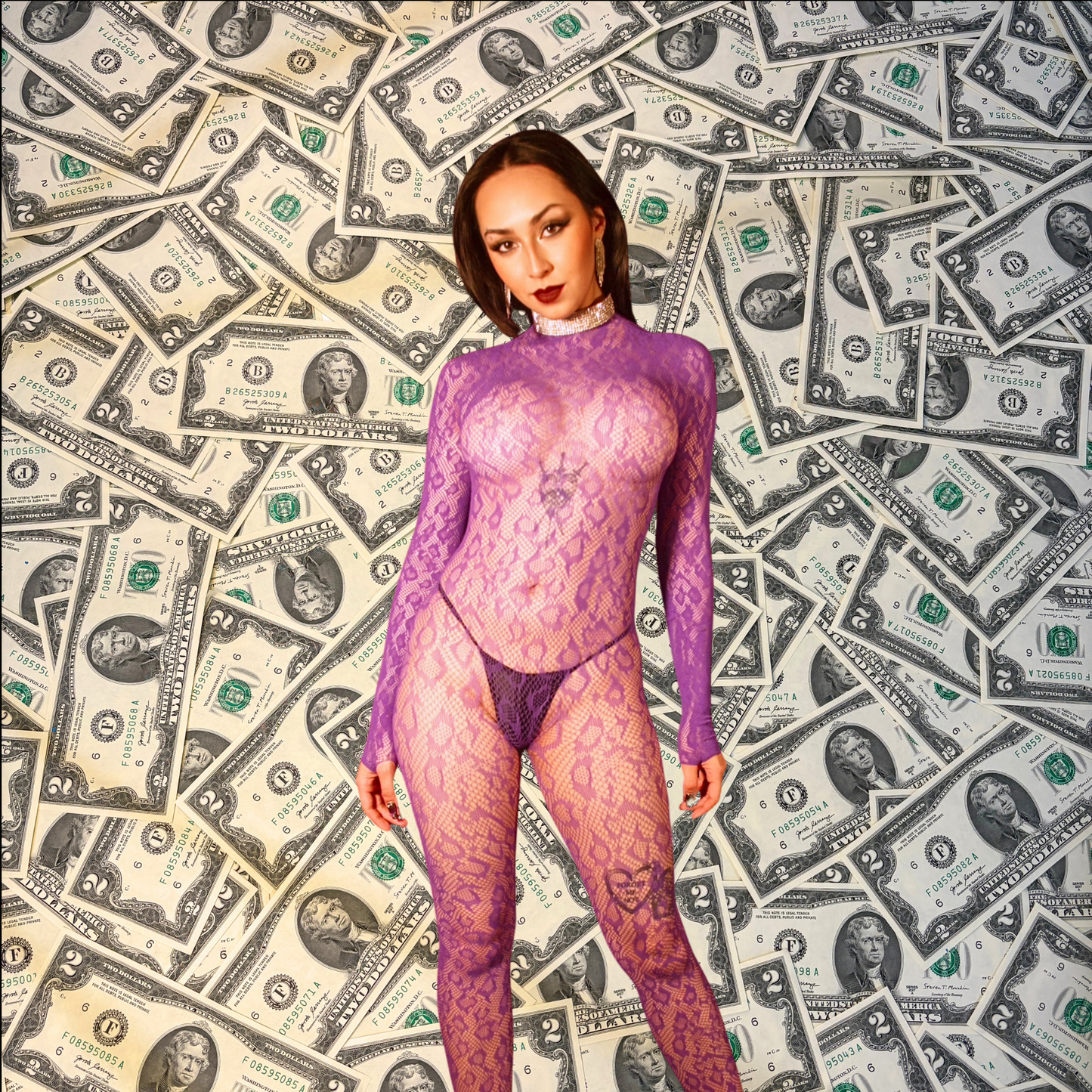 Nova Leopard Full Bodystocking