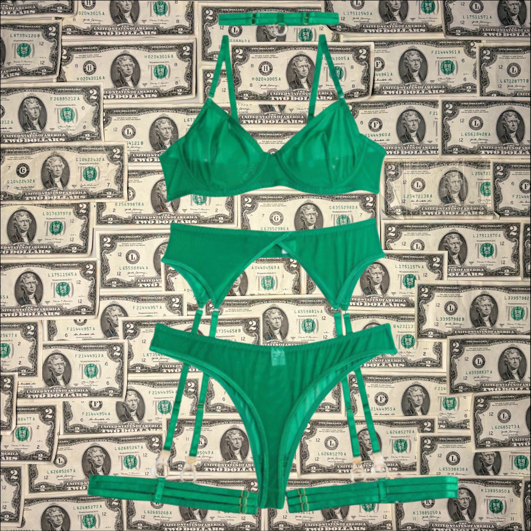 Mesh Wishes Garter Set