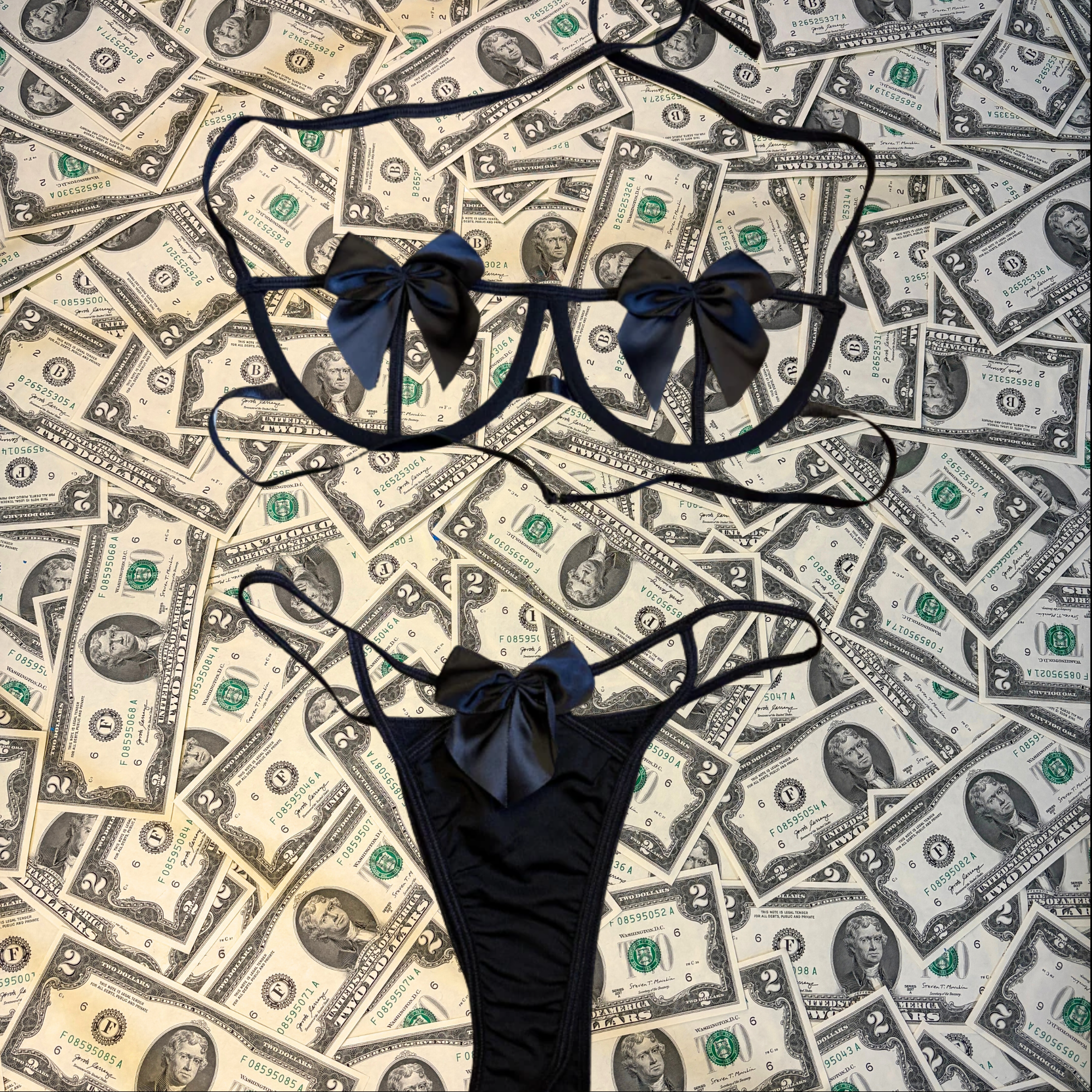 Babygirl Bow Bra Set