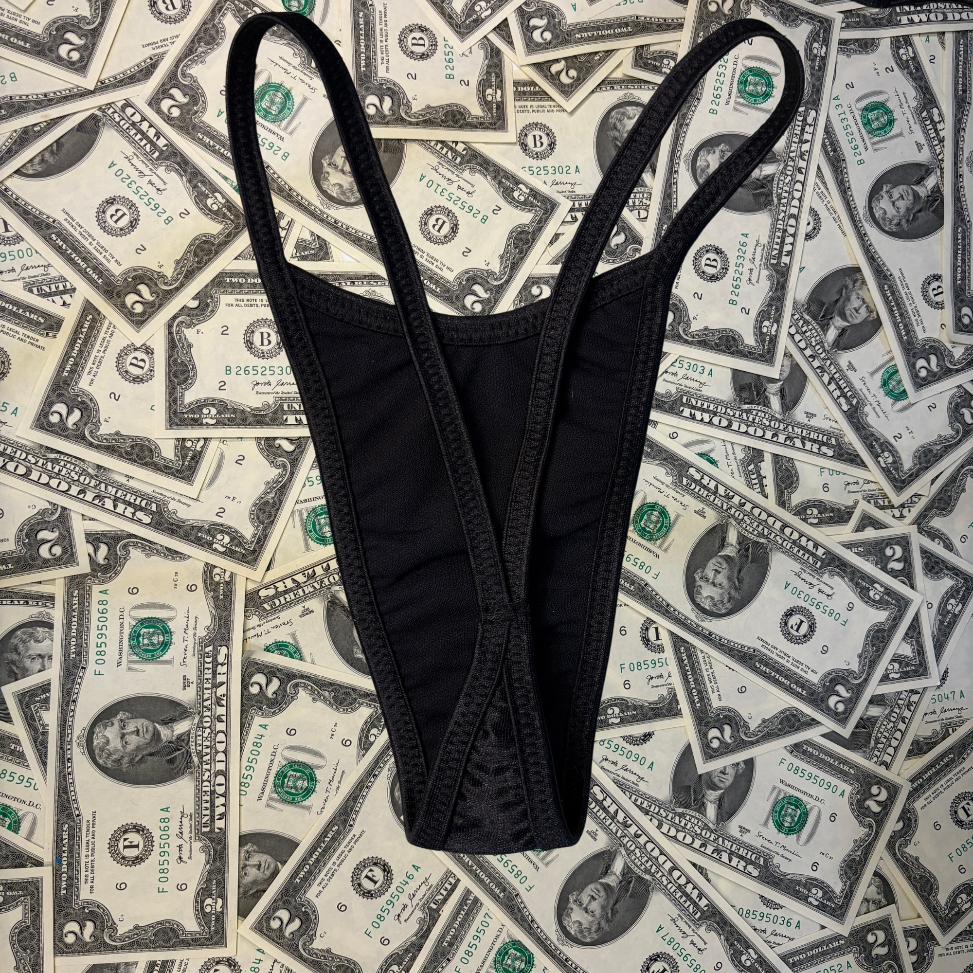 Y-Back Thong Bikini Bottoms