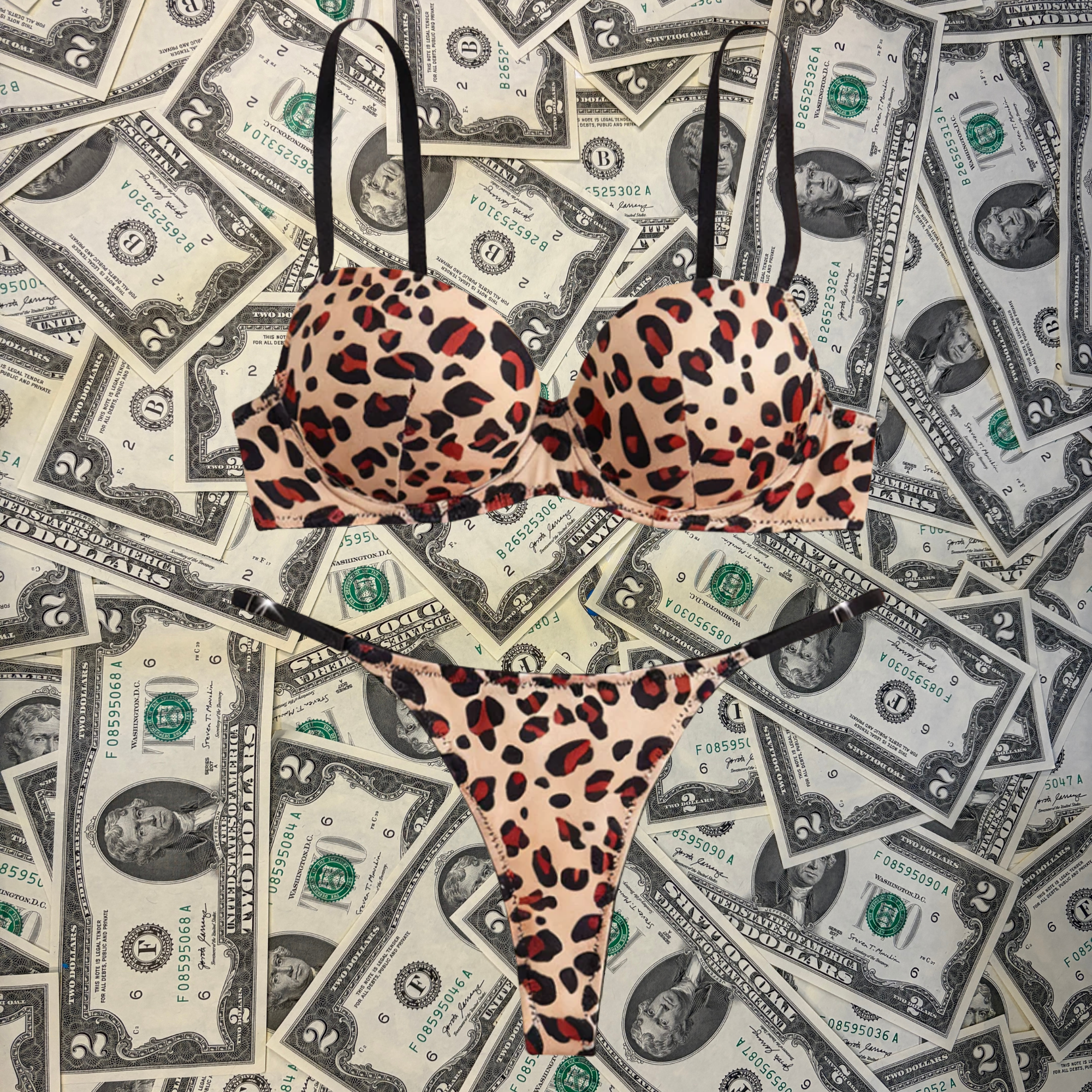 Love Spell Leopard Bra Set