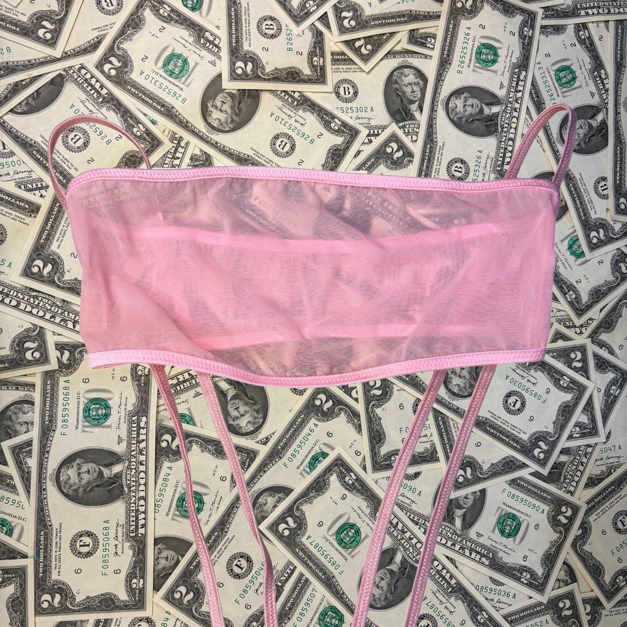 Light Pink Mesh Slingshot Set