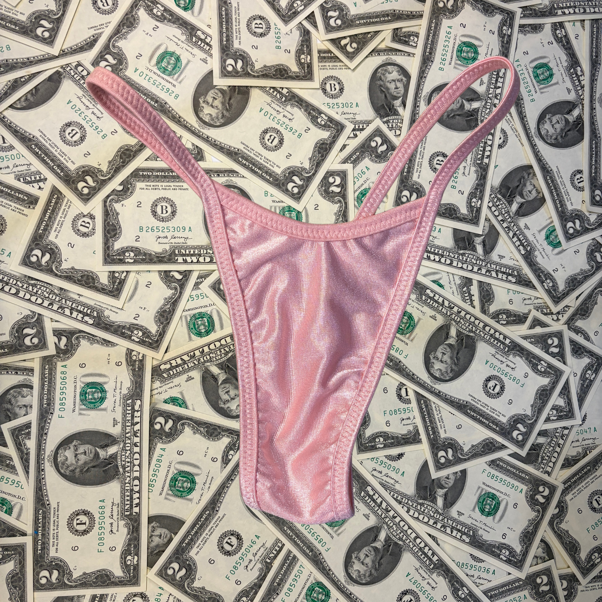 Y-Back Thong Bikini Bottoms