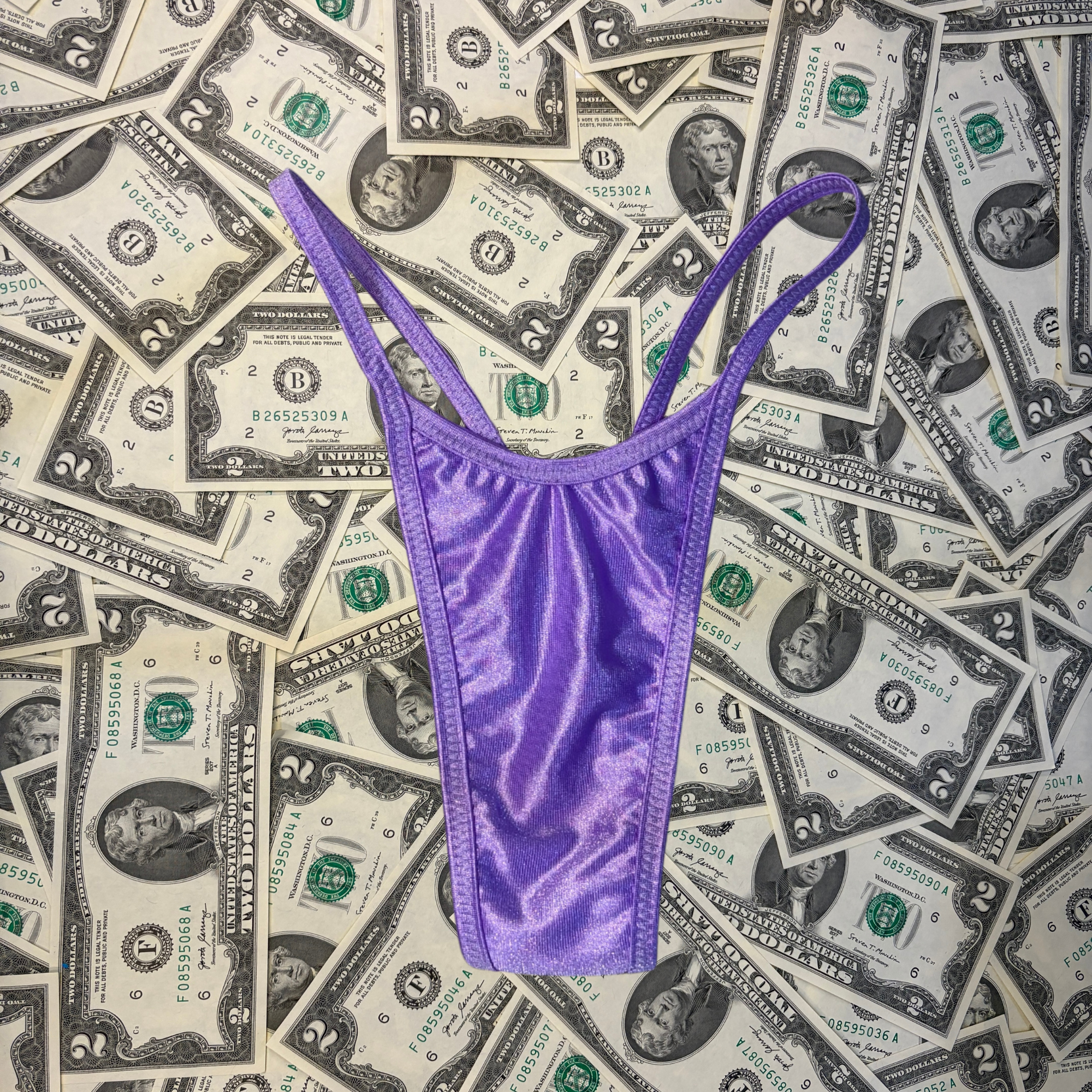 Y-Back Thong Bikini Bottoms