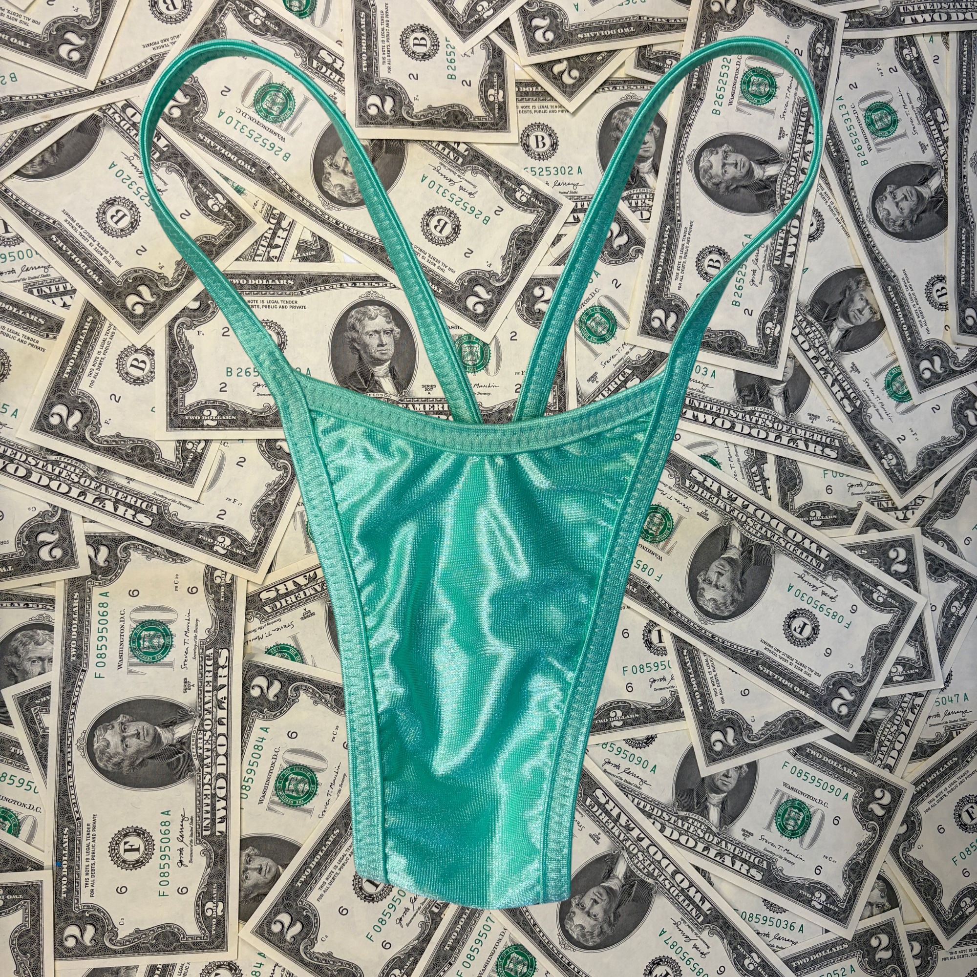 Y-Back Thong Bikini Bottoms