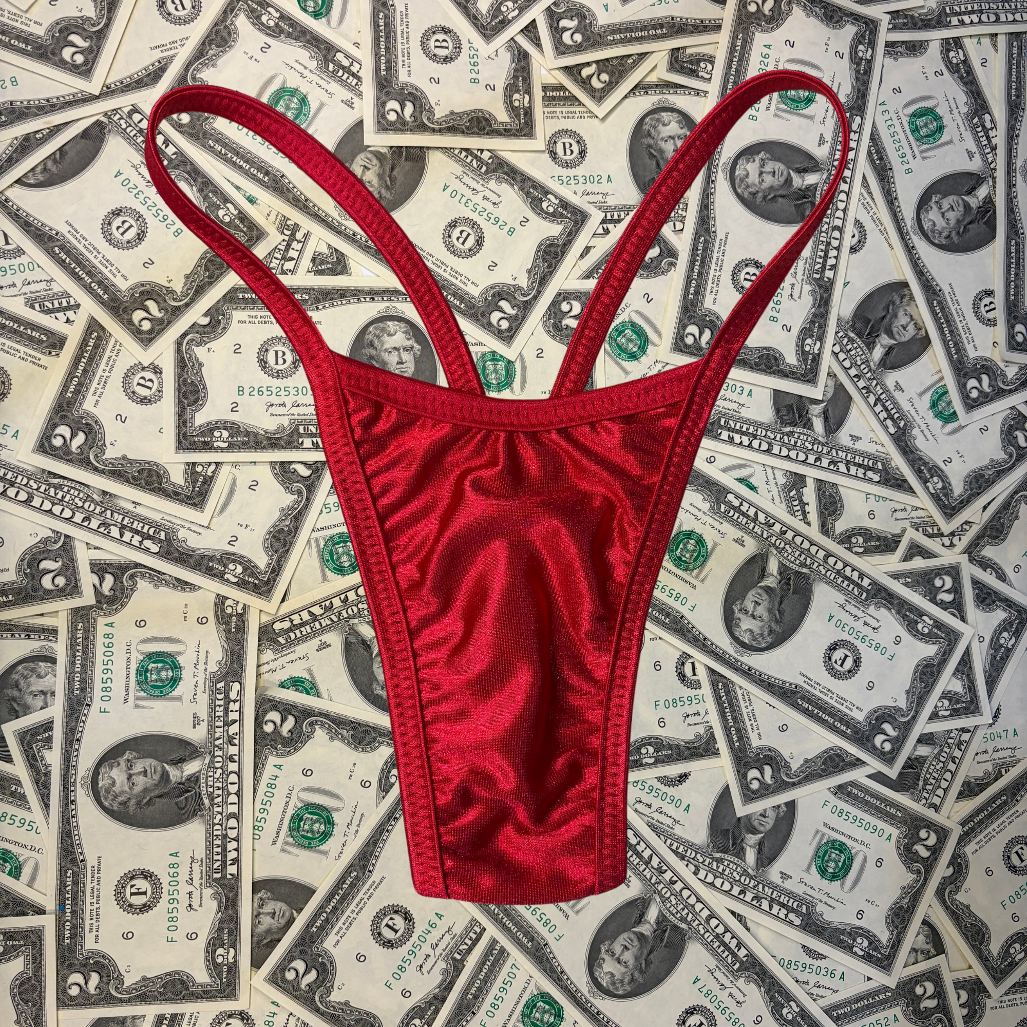 Y-Back Thong Bikini Bottoms