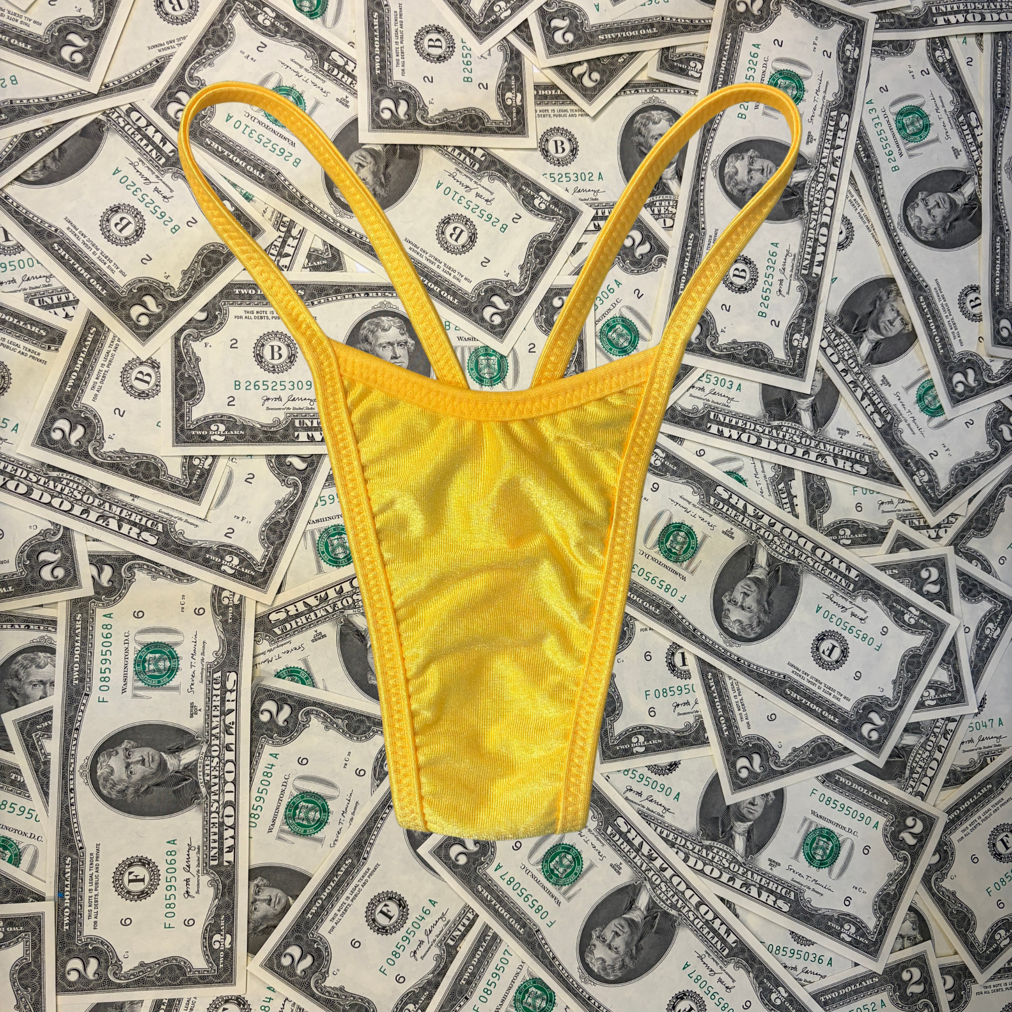 Y-Back Thong Bikini Bottoms